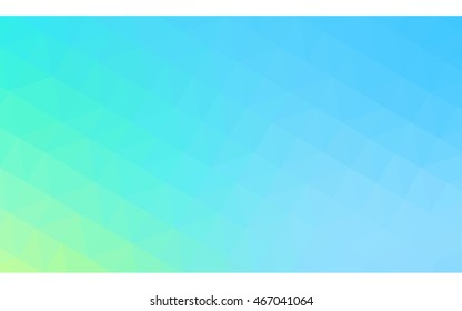 Multicolor green, blue polygonal illustration, which consist of triangles. Geometric background in Origami style with gradient. Triangular design for your business.