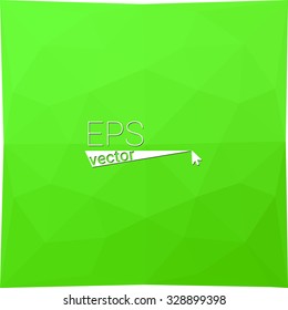 multicolor  green geometric rumpled triangular low poly style gradient illustration graphic background. Vector polygonal design for your business.