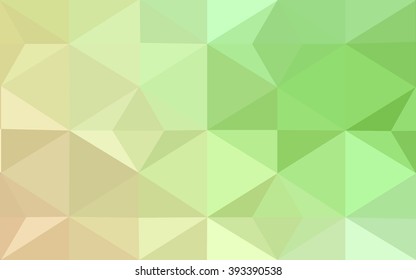 Multicolor green polygonal illustration, which consist of triangles. Geometric background in Origami style with gradient. Triangular design for your business.