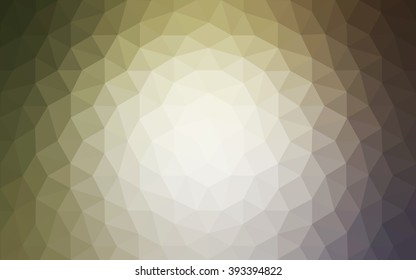 multicolor green polygonal illustration, which consist of triangles. Geometric background in Origami style with gradient. Triangular design for your business.