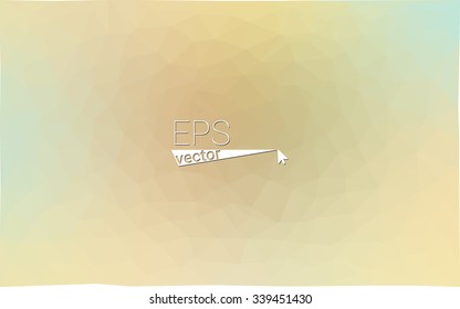 Multicolor green, yellow, orange geometric rumpled triangular low poly origami style gradient illustration graphic background. Vector polygonal design for your business.