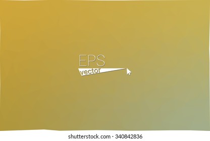 Multicolor green, yellow, orange geometric rumpled triangular low poly origami style gradient illustration graphic background. Vector polygonal design for your business.