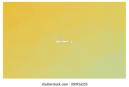 Multicolor green, yellow, orange geometric rumpled triangular low poly origami style gradient illustration graphic background. Vector polygonal design for your business.