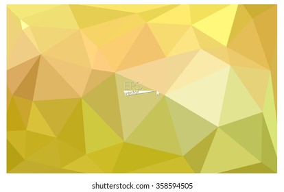 Multicolor green, yellow, orange geometric rumpled triangular low poly origami style gradient illustration graphic background. Vector polygonal design for your business.