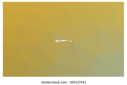 Multicolor green, yellow, orange geometric rumpled triangular low poly origami style gradient illustration graphic background. Vector polygonal design for your business.