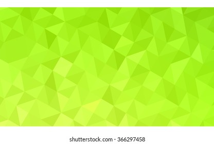 Multicolor green, yellow, orange polygonal illustration, which consist of triangles. Geometric background in Origami style with gradient. Triangular design for your business.