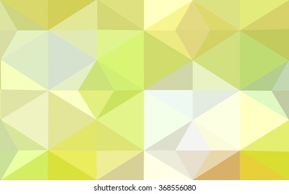 Multicolor green, yellow, orange polygonal illustration, which consist of triangles. Geometric background in Origami style with gradient. Triangular design for your business.