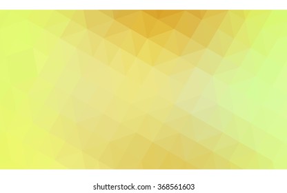 Multicolor green, yellow, orange polygonal illustration, which consist of triangles. Geometric background in Origami style with gradient. Triangular design for your business.