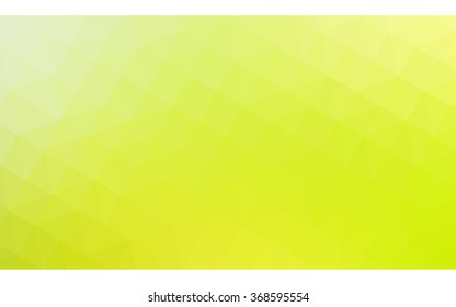 Multicolor green, yellow, orange polygonal illustration, which consist of triangles. Geometric background in Origami style with gradient. Triangular design for your business.