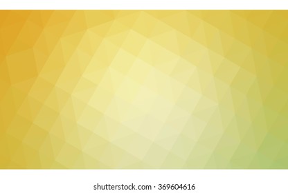 Multicolor green, yellow, orange polygonal illustration, which consist of triangles. Geometric background in Origami style with gradient. Triangular design for your business.