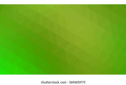 Multicolor green, yellow, orange polygonal illustration, which consist of triangles. Geometric background in Origami style with gradient. Triangular design for your business.