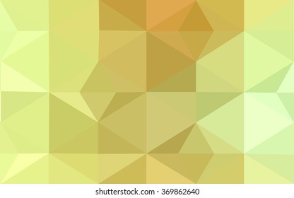 Multicolor green, yellow, orange polygonal illustration, which consist of triangles. Geometric background in Origami style with gradient. Triangular design for your business.