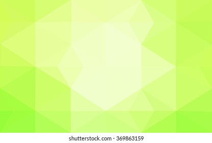 Multicolor green, yellow, orange polygonal illustration, which consist of triangles. Geometric background in Origami style with gradient. Triangular design for your business.