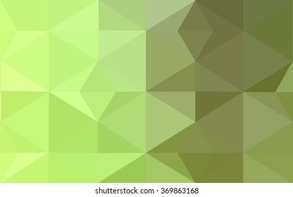 Multicolor green, yellow, orange polygonal illustration, which consist of triangles. Geometric background in Origami style with gradient. Triangular design for your business.