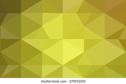 Multicolor green, yellow, orange polygonal illustration, which consist of triangles. Geometric background in Origami style with gradient. Triangular design for your business.