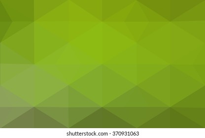 Multicolor green, yellow, orange polygonal illustration, which consist of triangles. Geometric background in Origami style with gradient. Triangular design for your business.