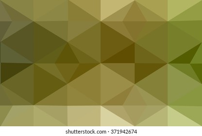 Multicolor green, yellow, orange polygonal illustration, which consist of triangles. Geometric background in Origami style with gradient. Triangular design for your business.