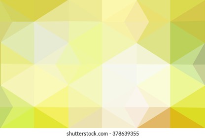 Multicolor green, yellow, orange polygonal illustration, which consist of triangles. Geometric background in Origami style with gradient. Triangular design for your business.