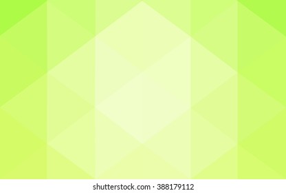 Multicolor green, yellow, orange polygonal illustration, which consist of triangles. Geometric background in Origami style with gradient. Triangular design for your business.