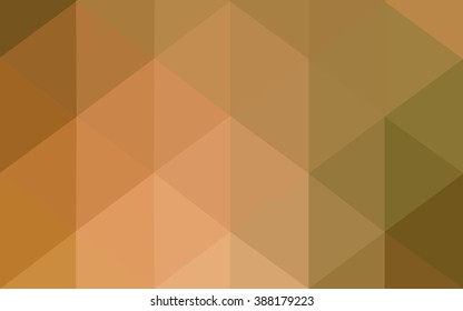 Multicolor green, yellow, orange polygonal illustration, which consist of triangles. Geometric background in Origami style with gradient. Triangular design for your business.