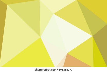 Multicolor green, yellow, orange polygonal illustration, which consist of triangles. Geometric background in Origami style with gradient. Triangular design for your business.