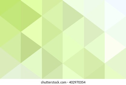 Multicolor green, yellow, orange polygonal illustration, which consist of triangles. Geometric background in Origami style with gradient. Triangular design for your business.