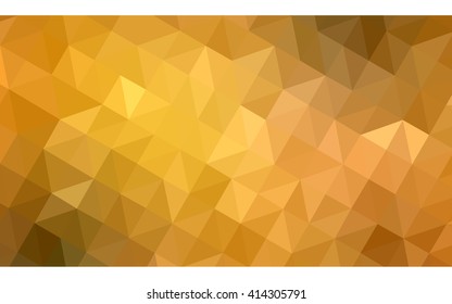 Multicolor green, yellow, orange polygonal illustration, which consist of triangles. Geometric background in Origami style with gradient. Triangular design for your business.