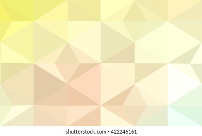 Multicolor green, yellow, orange polygonal illustration, which consist of triangles. Geometric background in Origami style with gradient. Triangular design for your business.