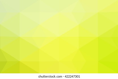 Multicolor green, yellow, orange polygonal illustration, which consist of triangles. Geometric background in Origami style with gradient. Triangular design for your business.