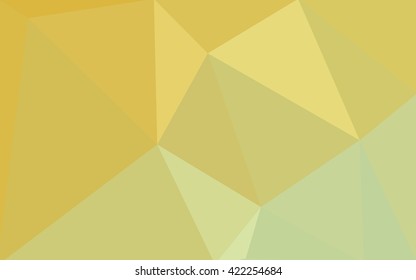 Multicolor green, yellow, orange polygonal illustration, which consist of triangles. Geometric background in Origami style with gradient. Triangular design for your business.