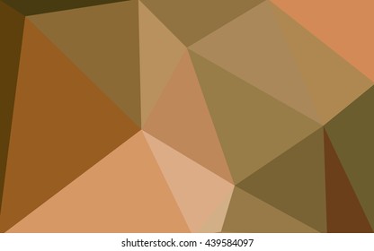 Multicolor green, yellow, orange polygonal illustration, which consist of triangles. Geometric background in Origami style with gradient. Triangular design for your business.
