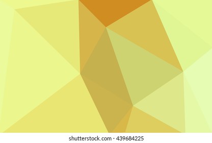 Multicolor green, yellow, orange polygonal illustration, which consist of triangles. Geometric background in Origami style with gradient. Triangular design for your business.