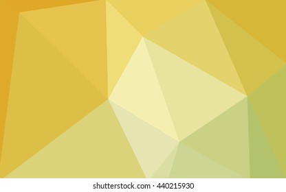 Multicolor green, yellow, orange polygonal illustration, which consist of triangles. Geometric background in Origami style with gradient. Triangular design for your business.