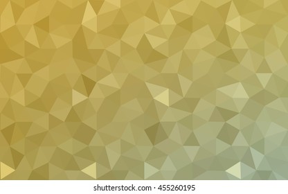 Multicolor green, yellow, orange polygonal illustration, which consist of triangles. Geometric background in Origami style with gradient. Triangular design for your business.