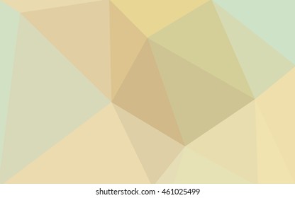 Multicolor green, yellow, orange polygonal illustration, which consist of triangles. Geometric background in Origami style with gradient. Triangular design for your business.
