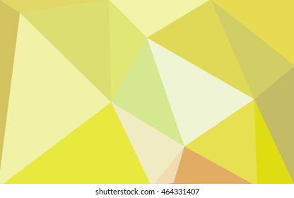 Multicolor green, yellow, orange polygonal illustration, which consist of triangles. Geometric background in Origami style with gradient. Triangular design for your business.