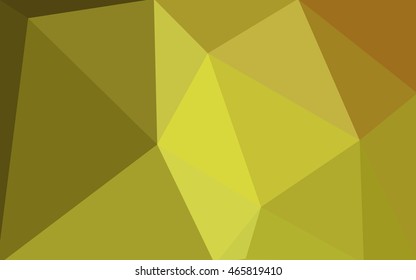 Multicolor green, yellow, orange polygonal illustration, which consist of triangles. Geometric background in Origami style with gradient. Triangular design for your business.