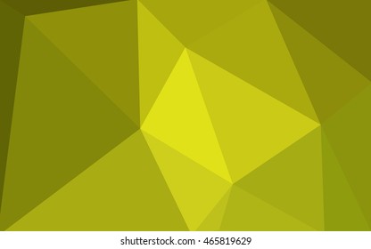 Multicolor green, yellow, orange polygonal illustration, which consist of triangles. Geometric background in Origami style with gradient. Triangular design for your business.