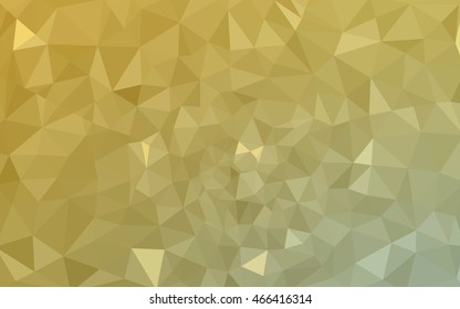 Multicolor green, yellow, orange polygonal illustration, which consist of triangles. Geometric background in Origami style with gradient. Triangular design for your business.