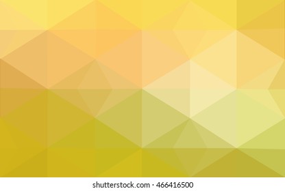 Multicolor green, yellow, orange polygonal illustration, which consist of triangles. Geometric background in Origami style with gradient. Triangular design for your business.