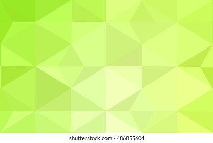 Multicolor green, yellow, orange polygonal illustration, which consist of triangles. Geometric background in Origami style with gradient. Triangular design for your business.
