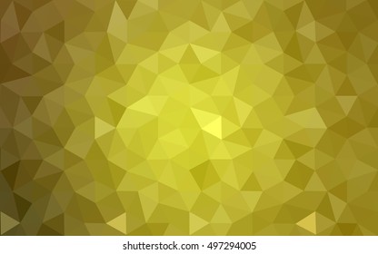Multicolor green, yellow, orange polygonal illustration, which consist of triangles. Geometric background in Origami style with gradient. Triangular design for your business.