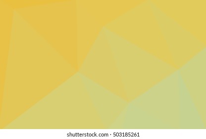 Multicolor green, yellow, orange polygonal illustration, which consist of triangles. Geometric background in Origami style with gradient. Triangular design for your business.