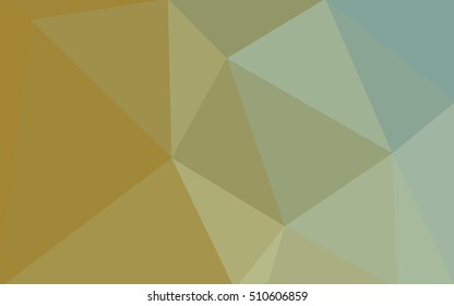 Multicolor green, yellow, orange polygonal illustration, which consist of triangles. Geometric background in Origami style with gradient. Triangular design for your business.