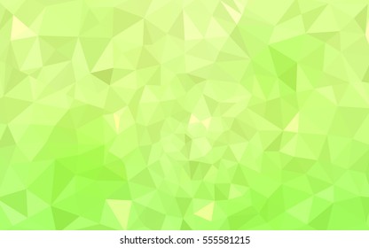 Multicolor green, yellow, orange polygonal illustration, which consist of triangles. Geometric background in Origami style with gradient. Triangular design for your business.