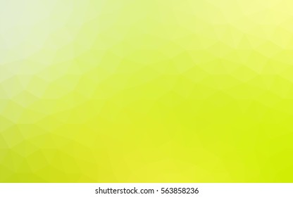 Multicolor green, yellow, orange polygonal illustration, which consist of triangles. Geometric background in Origami style with gradient. Triangular design for your business.