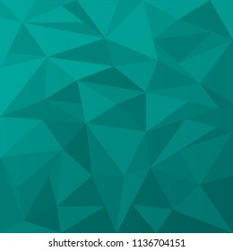 Multicolor green,blue polygonal illustration, which consist of triangles.