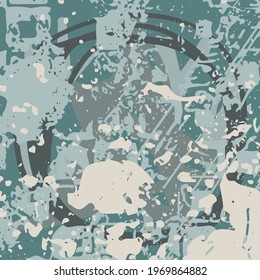 Multi-color grunge abstract background. Paint blot texture