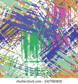 Multicolor grunge background seamless. Abstract texture for printing on fabric and wrapping paper