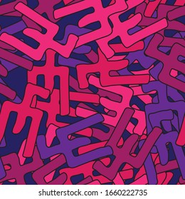 Multicolor grunge background seamless. Abstract vector texture